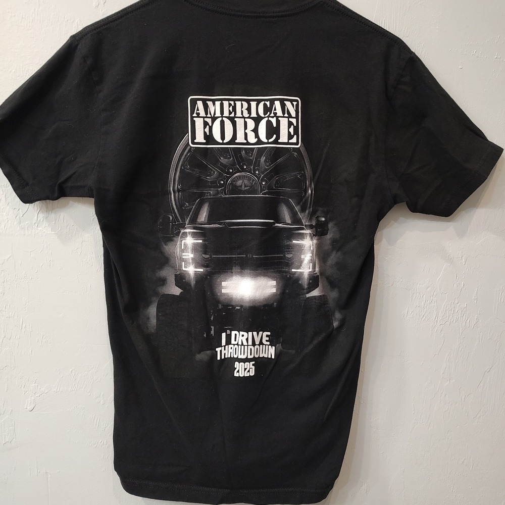 American Force Shirt Sz Small Black I Drive Throwdown Truck 2025 Next Level
